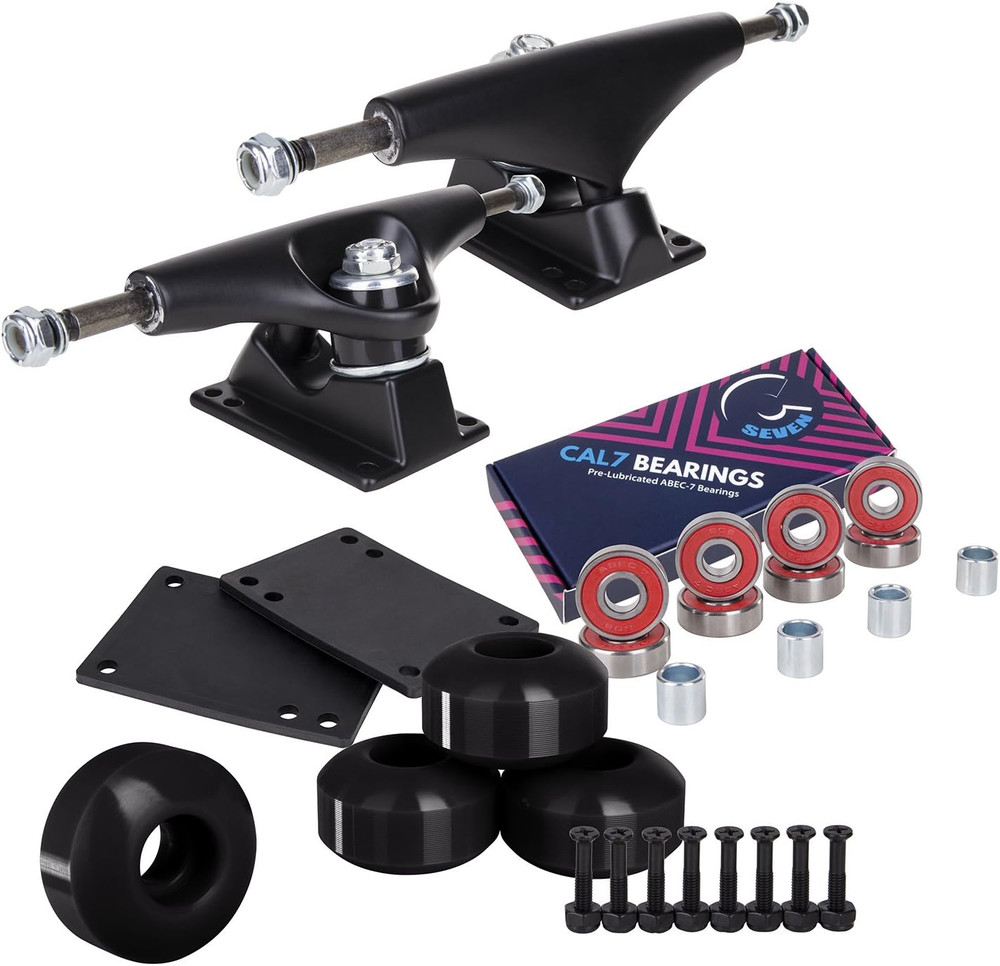 129Mm Trucks with Wheels, Bearings, Hardware