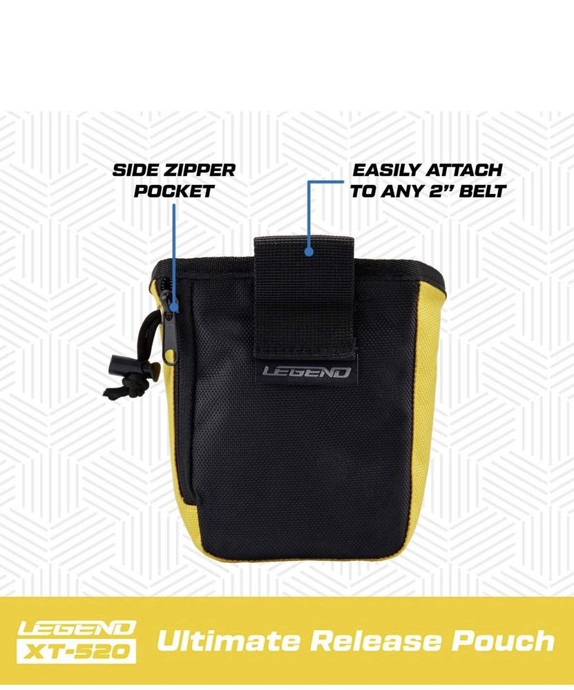 Legend XT520 Quick Release Pouch & Finger Tab Bag Drawstring Closure NWT