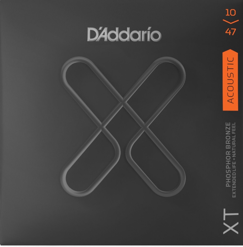 D'Addario Guitar Strings Extended Life Phosphor Bronze Extra Light 10-47