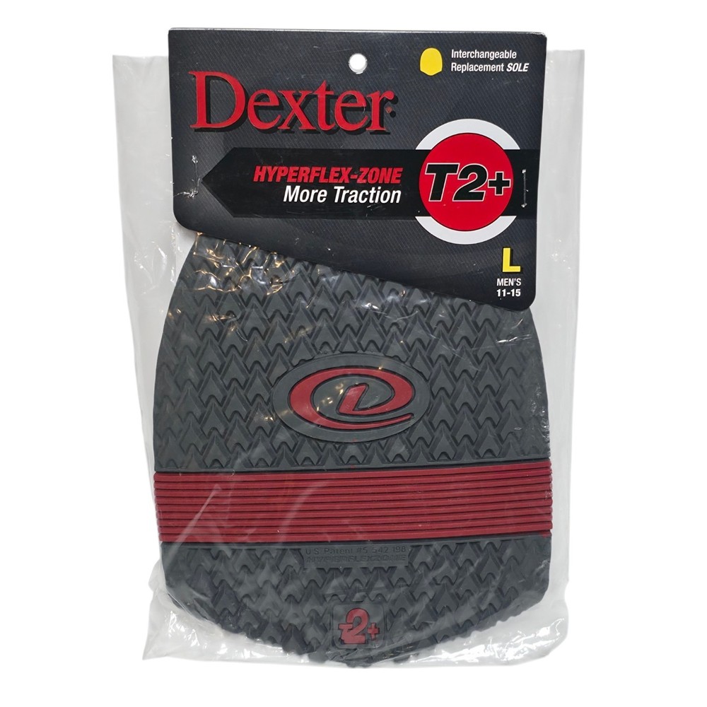 New Dexter T2+ HyperFlex Zone Bowling Shoe Sole Replacement Large
