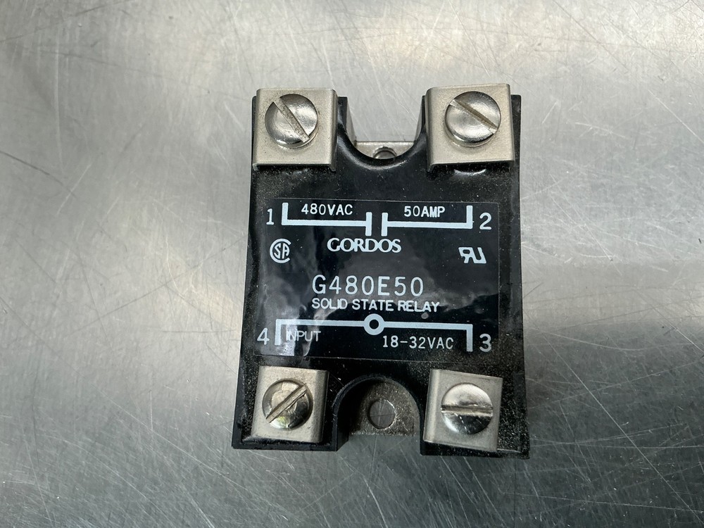 (10) Crouzet Gordos G480E50 Solid State Relay