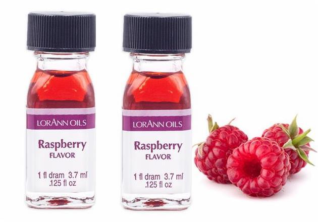 SM LorAnn Raspberry Flavor 1 Dram Bottle 2 ct (3 Pack)