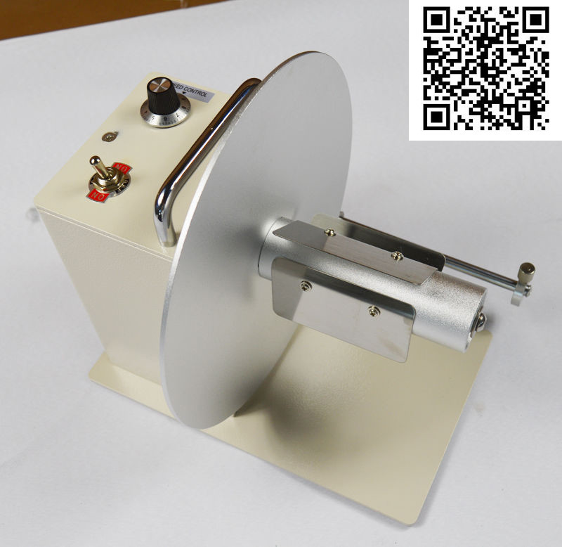 110V Electric Automatic Label Rewinder & Dispenser Speed Adjustable