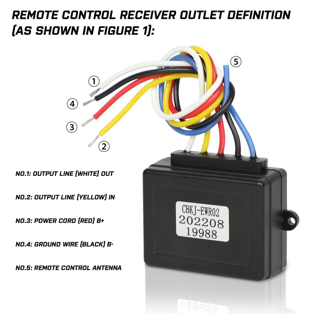 New Wireless Winch 2 Remote Control Kit Handset Switch Car Atv Suv 12v