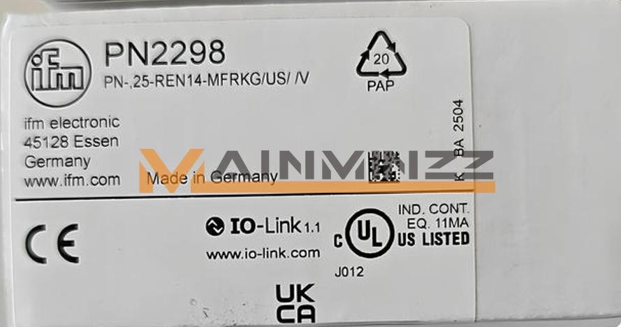 ONE New Ifm Pressure Sensor PN2298