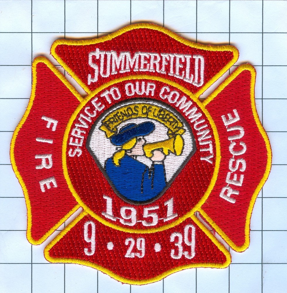 Fire Patch - Summerfield 1951