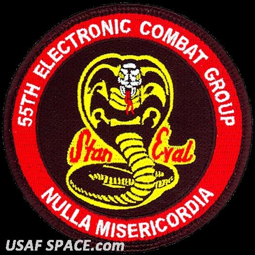 USAF 55th ELECTRONIC COMBAT GROUP -STAN / EVAL-Davis-Monthan AFB- ORIGINAL PATCH