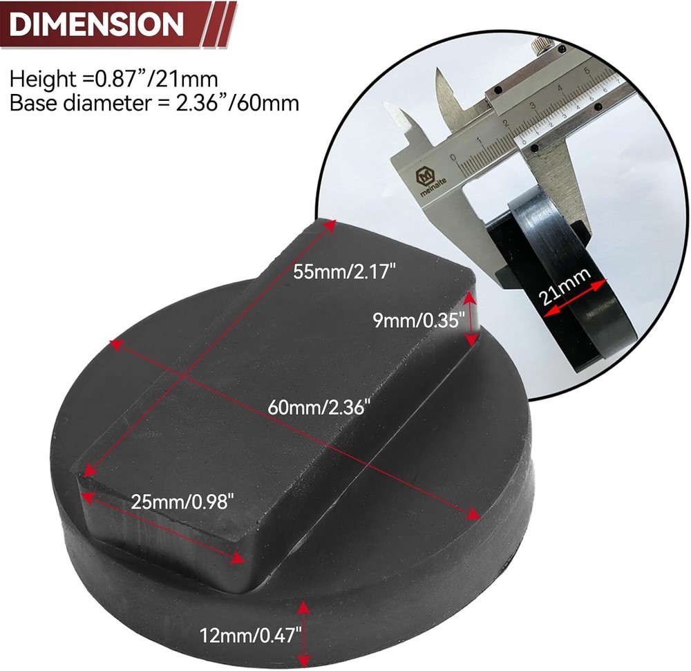 4X Rubber Jacking Jack Pad Lift Adaptor FOR BMW E46 E82 E87 E88 E90 E91 E92