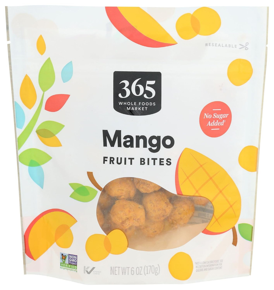 , Mango Fruit Bites, 6 Ounce