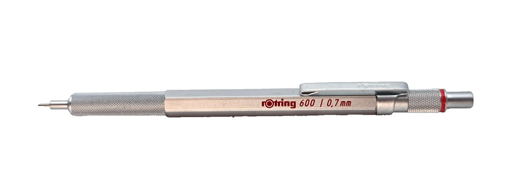 Rotring 600 Drafting Mechanical Pencil .7 mm silver