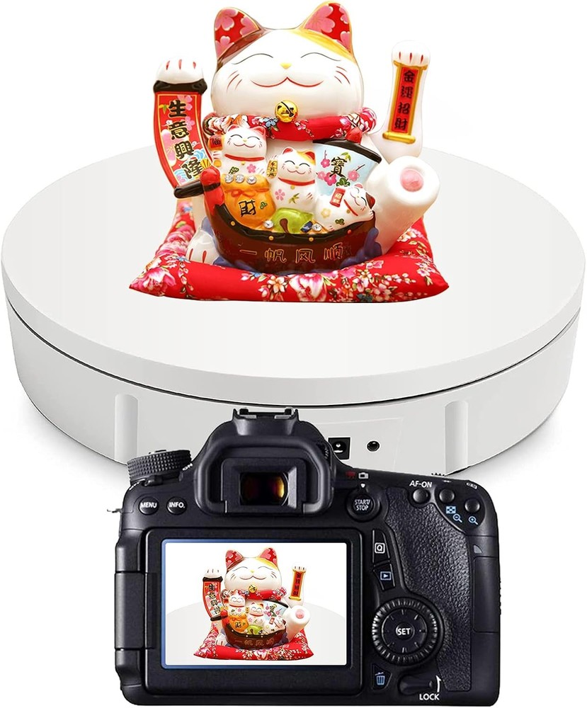 Motorized Rotating Display Stand, 350Lbs Load，360 Degree Electric Rotating