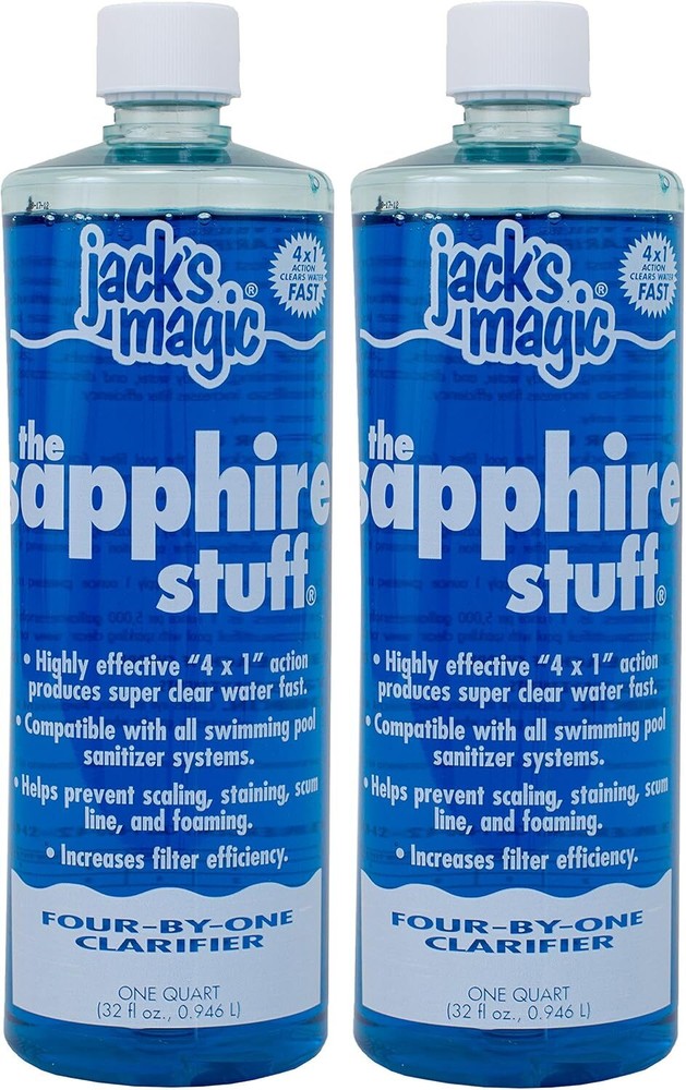 Jack's Magic Sapphire Stuff 32 oz Pool & Spa Stain Remover (2-Pack)