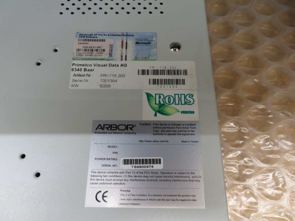 Priamus Flat-Panel Computer Primelco Visual Data AG PRI-716.200 (18285)