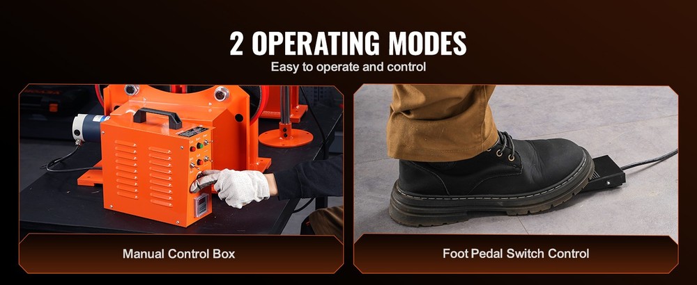 Welding Positioner Turning Rolls Linkage Roller 1000KG Loading Welding Turning