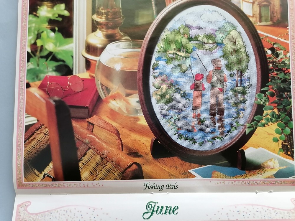 KEEPSAKE CALENDAR Cross Stitch patterns, 12 Designs - CRAFTWAYS, 1991