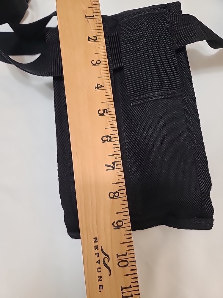 VIEWLOADER Paintball Black Canvas Shoulder Bag With 2 Plastic Containers