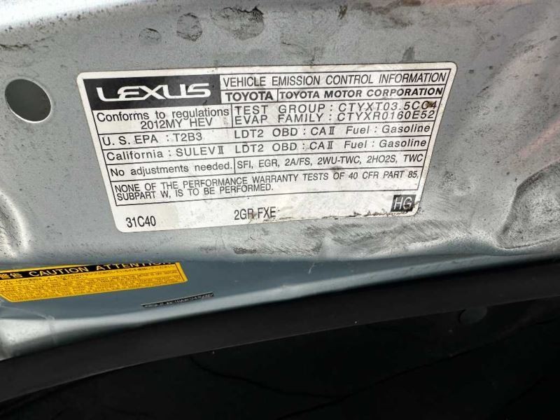 2012 LEXUS RX450H 3.5L AWD AT CHASSIS ECM AC AMPLIFIER CONTROL MODULE