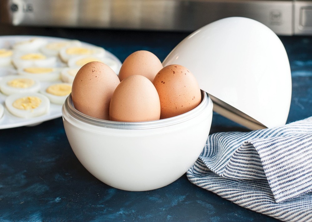 Nordic Ware Microwave Egg Boiler 4 Capacity, White