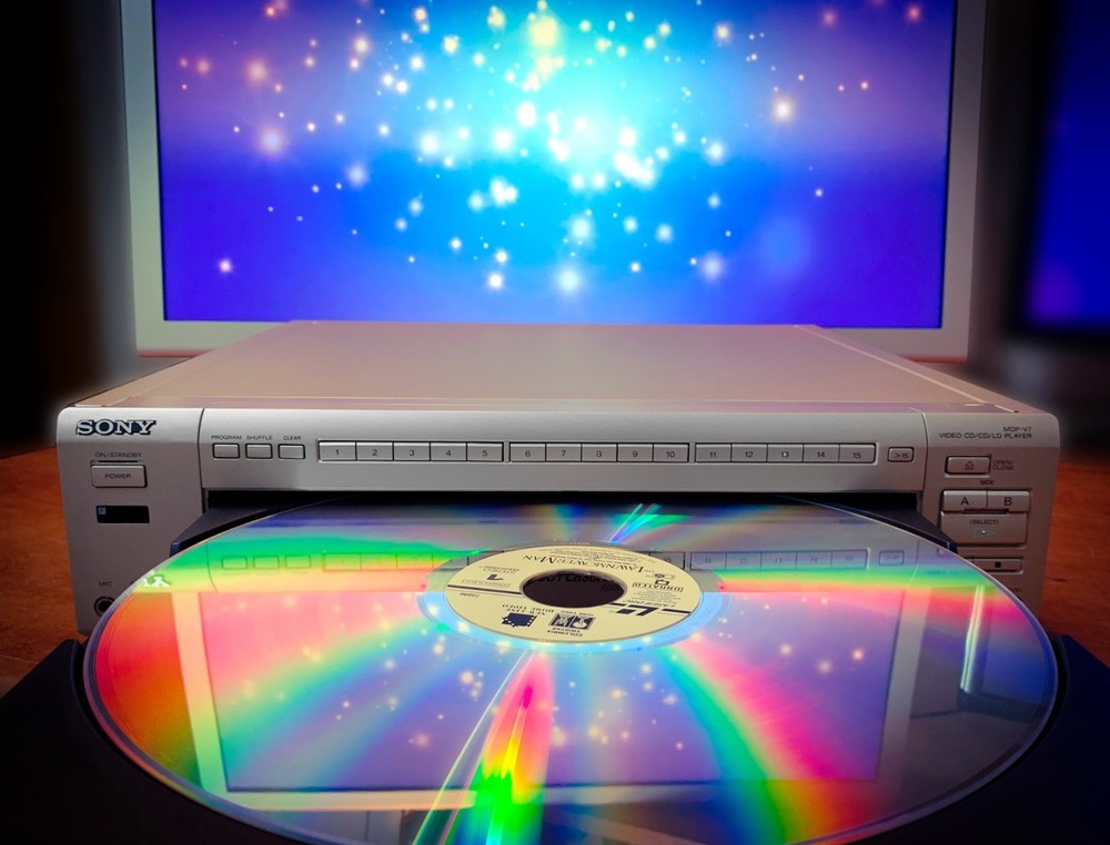 SONY MDP-V7 🌈RaRe🌈 Vintage Laser-Disc Player