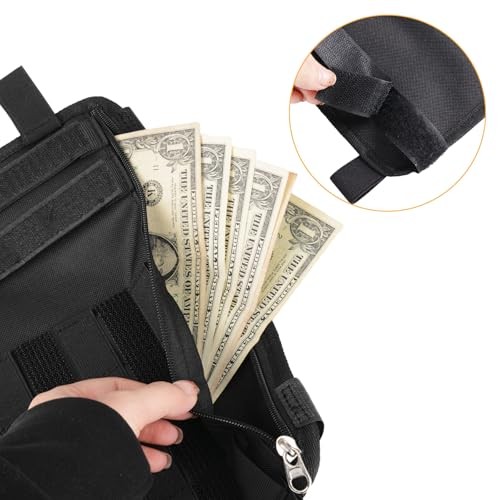 Multi-Functional Car Sun Visor Organizer with MOLLE Tactical Design, 1