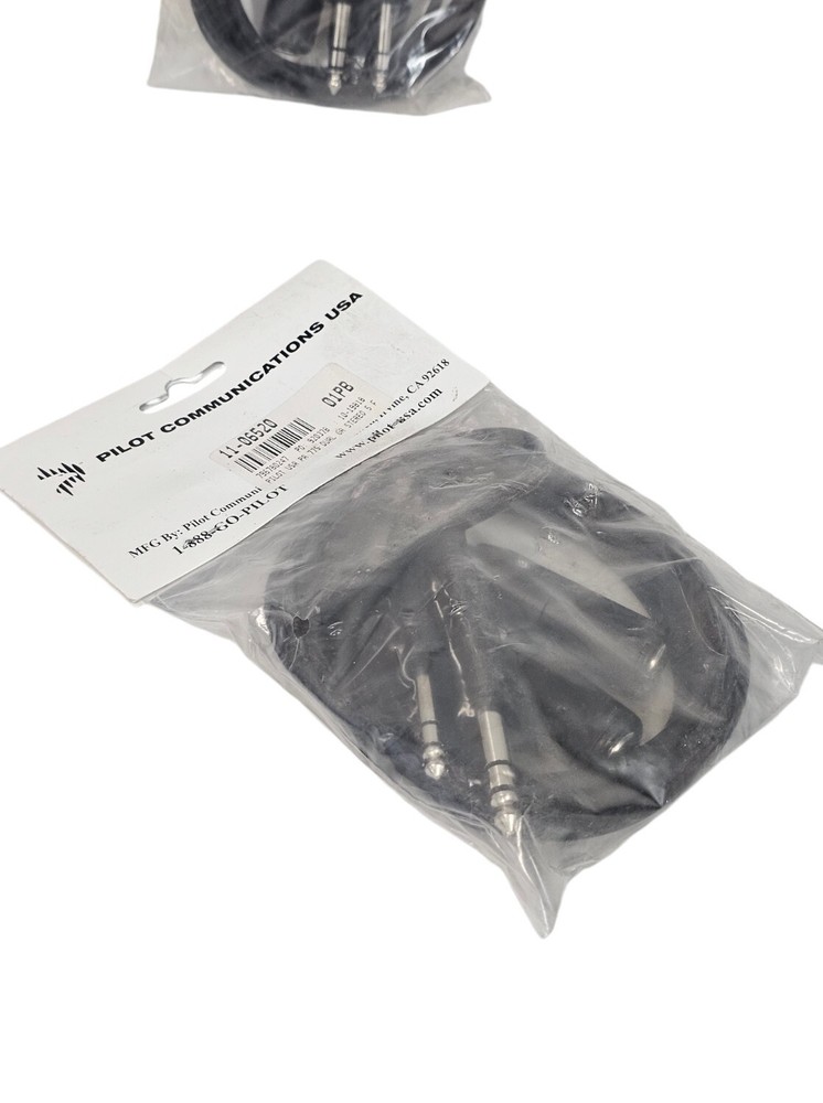 PA-77S Pilot Communications Headset Extension Cable 5 Ft