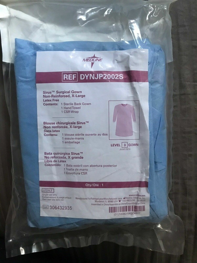 MEDLINE SIRUS SURGICAL GOWN Level 3