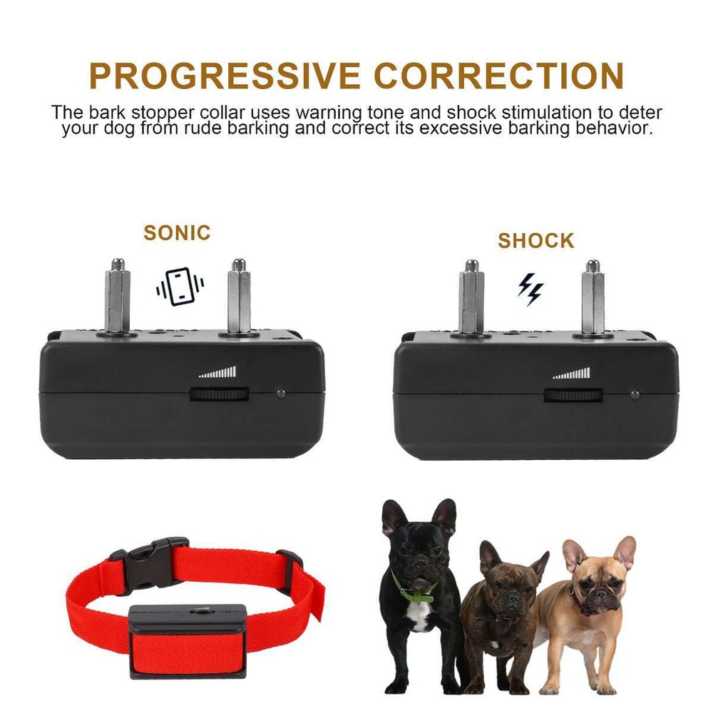 No Barking Automatic Shock Control Collar Anti Bark for Small Medium Large Dog
