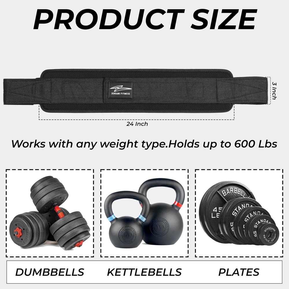 Hip Thrust Belt - Heavy duty, Comfortable, Adjustable Glute Trainer with Anti...