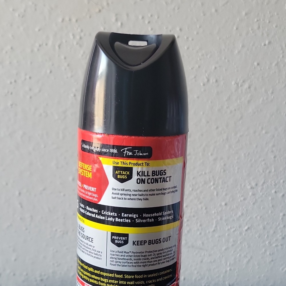 Raid Ant, Roach, Cricket, Earwig & Spider Insecticide Spray Kill Household Pests