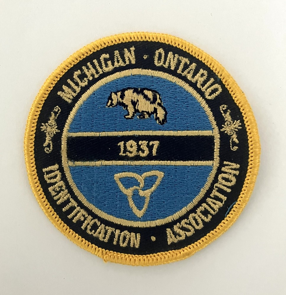 Canada, Michigan Ontario Identification Association patch