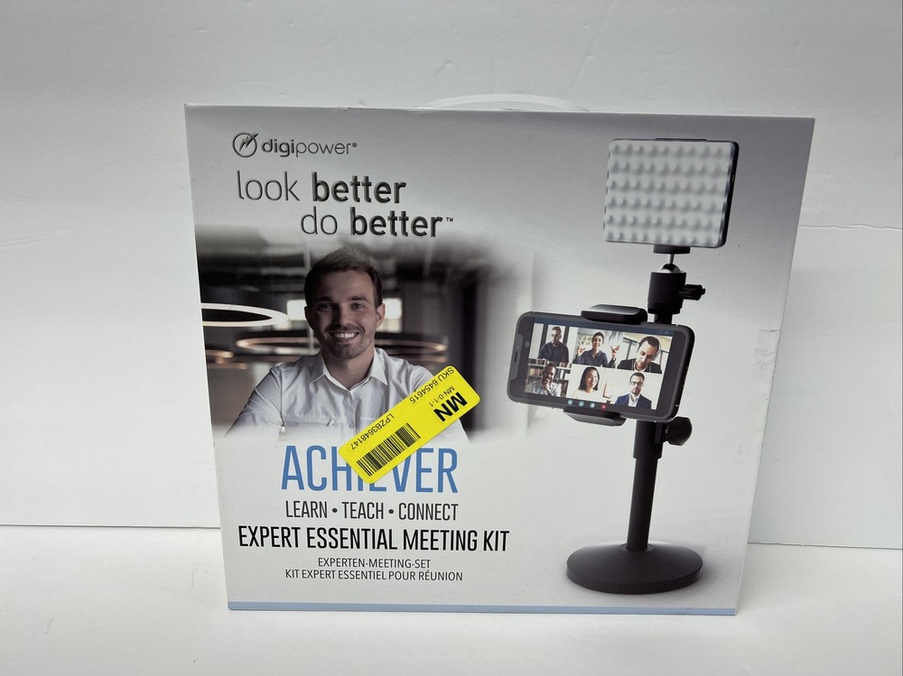 Digipower - The Achiever - Video Call Pro kit with 60 LED Light, Stand & Smar...