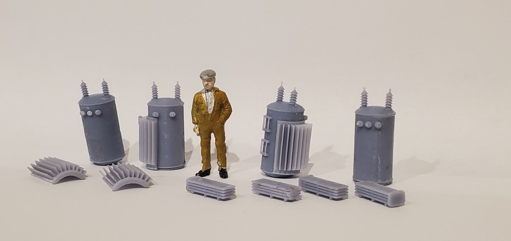 O Scale Pole Transformer