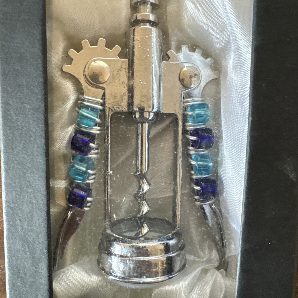 Stainless Steel Beaded Wine Bottle Opener