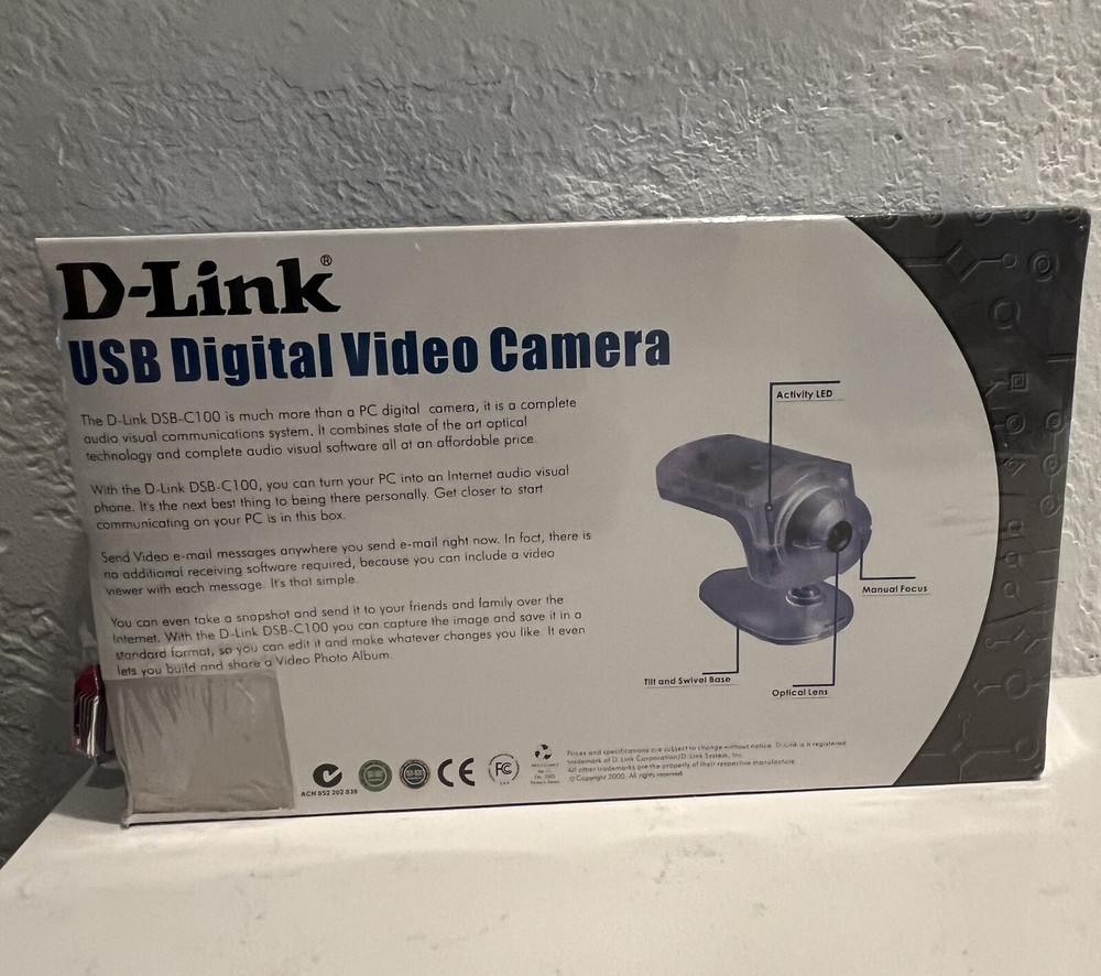 D-Link DSB-C100 USB Web Cam - Sealed Box