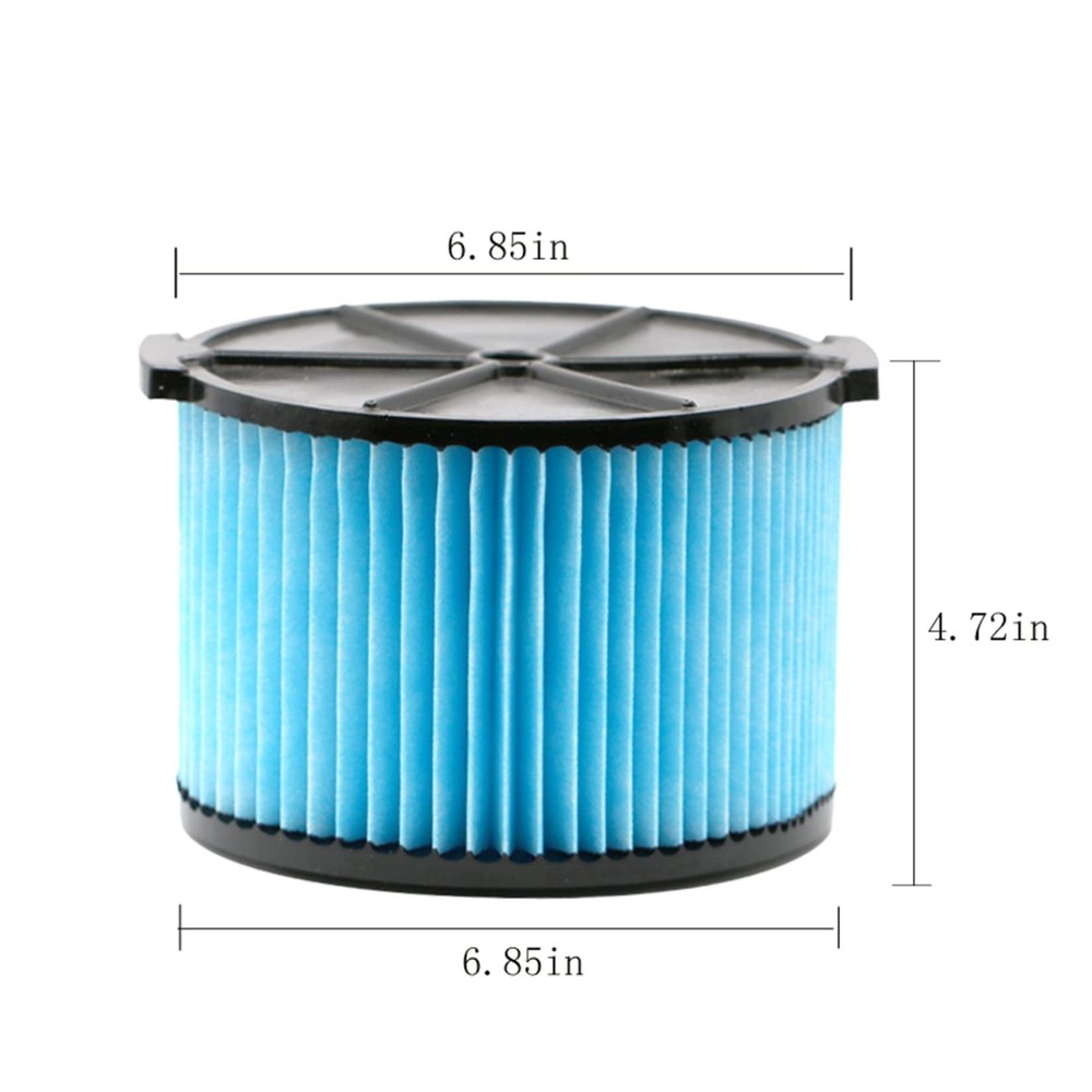 Ridgid VF3500 3-Layer Wet/Dry Vac Filter - Compatible 3-4.5 Gallon Models
