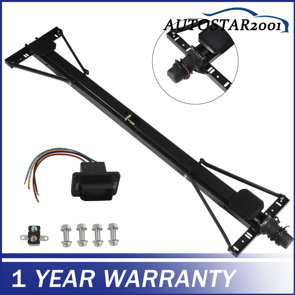 Universal Rear Trailer Stabilizer Jack Stand Stabilizer Jack Kit 298707 Black