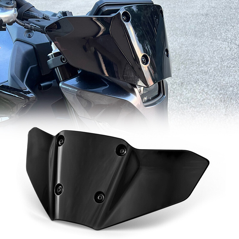 Windshield Windshield Wind Deflector Black Fits Yamaha MT-09 2024