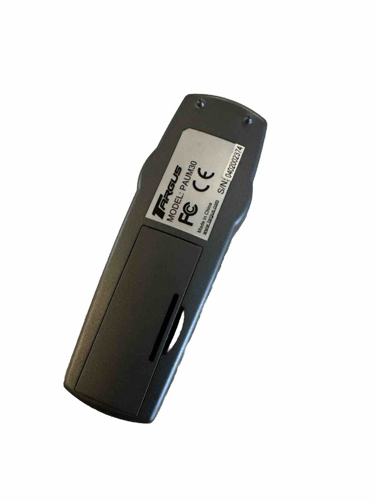 Targus PAUM30 Notebook Wireless Presenter Remote Control w/ Laser Pointer Gray