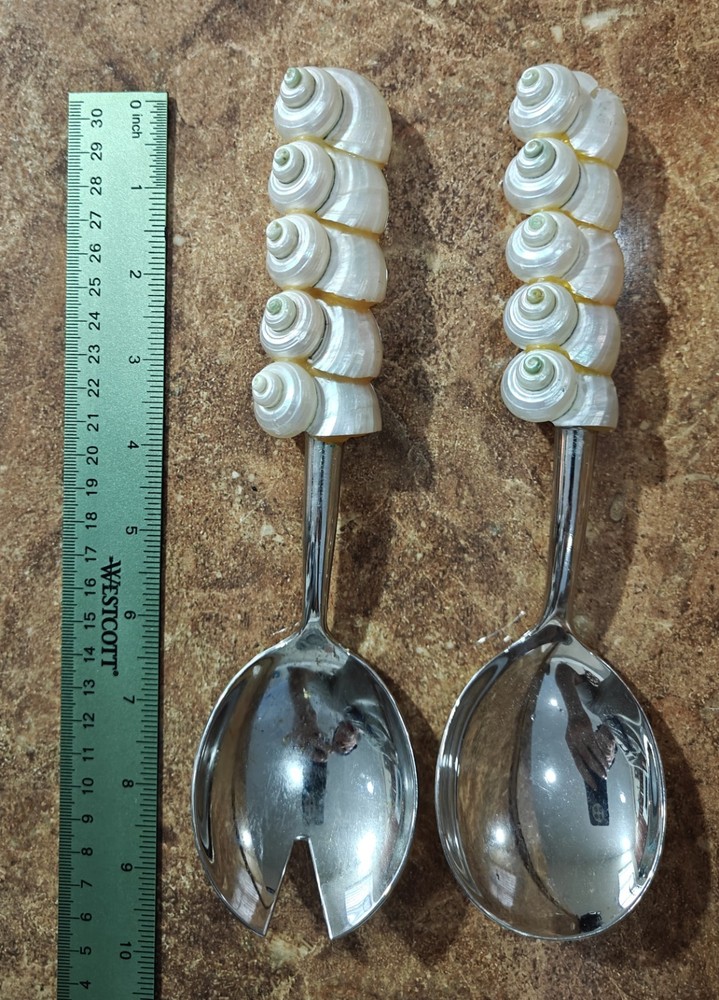Serving utensils - 4 sets, aluminum