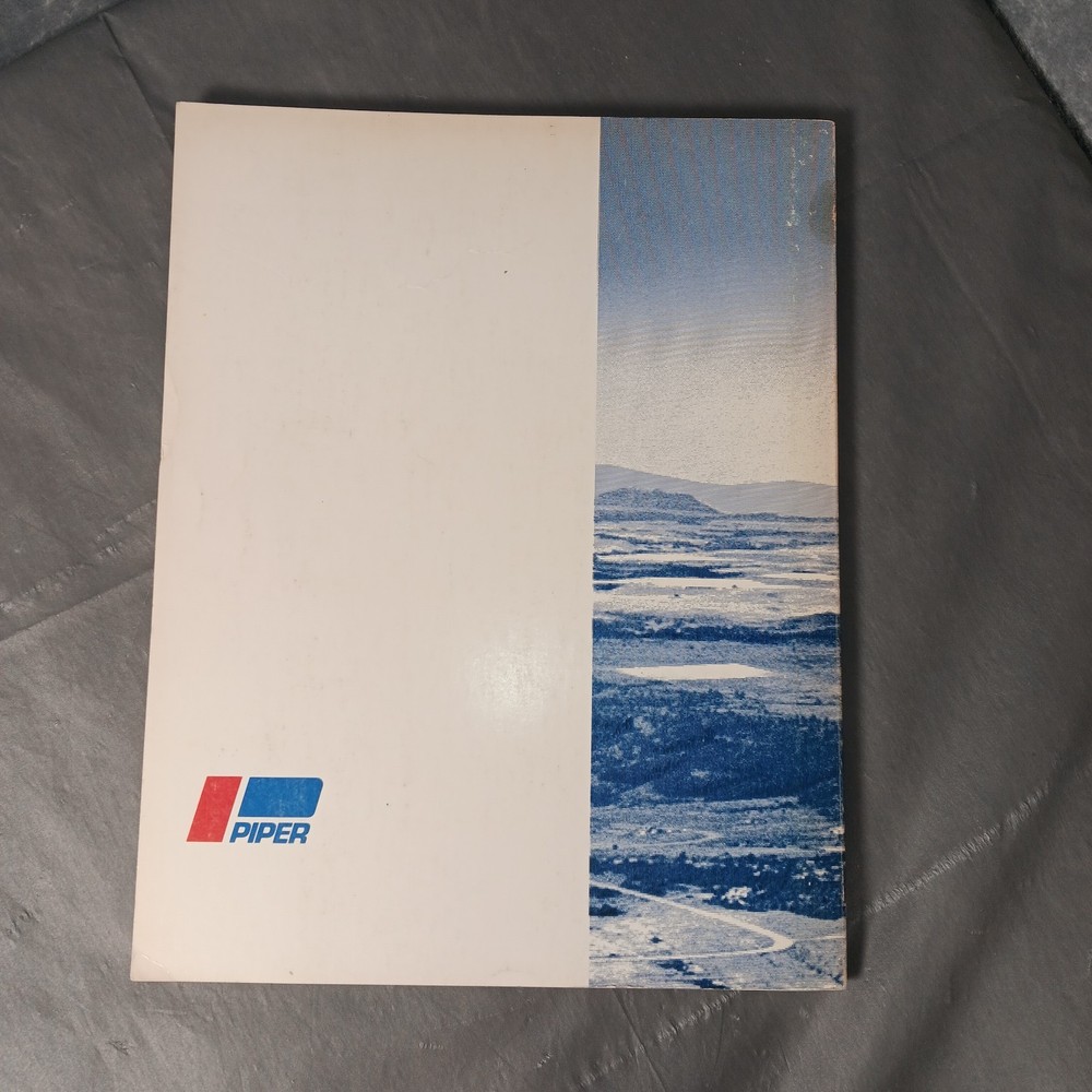 Piper Private Pilot Workbook 1979 Vintage Flight Training Manual
