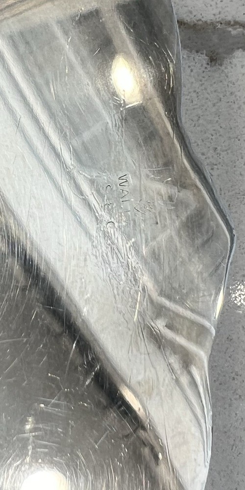 Silver Medium Bowl With Decorative Rose Trim Unbranded