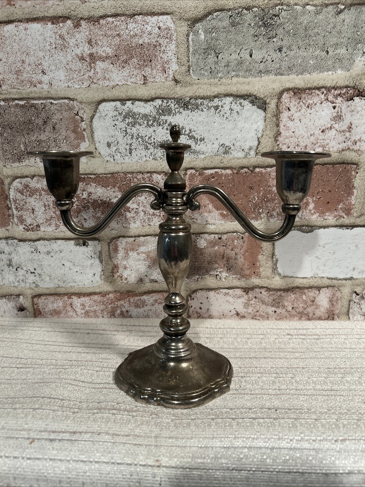 Vintage Silver Plated Candelabra