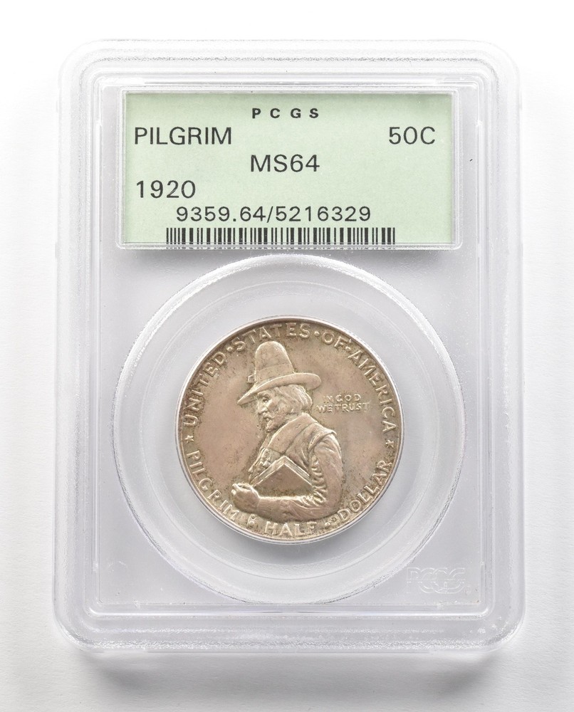 1920 Pilgrim Commemorative Half Dollar MS64 PCGS OGH *4797