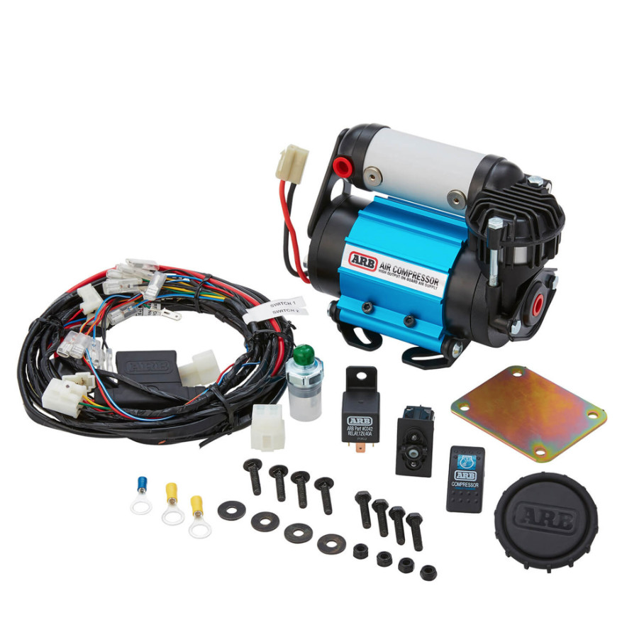 ARB On-Board High Performance Output Air Compressor w/ Full Wiring Mount Kit 12V