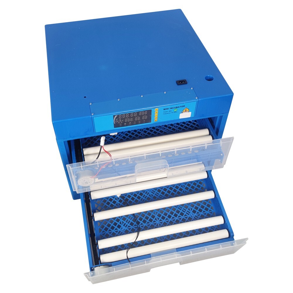 110V Multi-functional LCD Screen Drawer Type Egg Incubator 128 Eggs