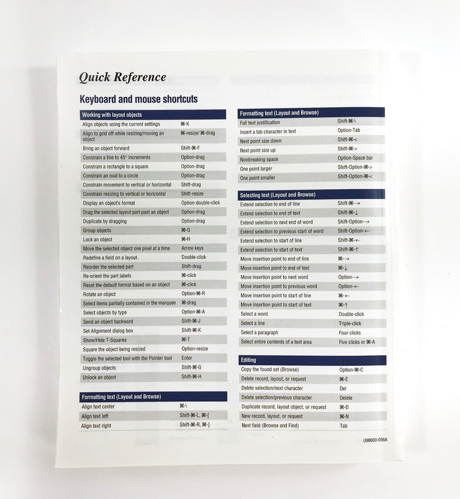 Filemaker Pro 4.1 Software For Mac • Database • Complete in Box w/Serial Numbers