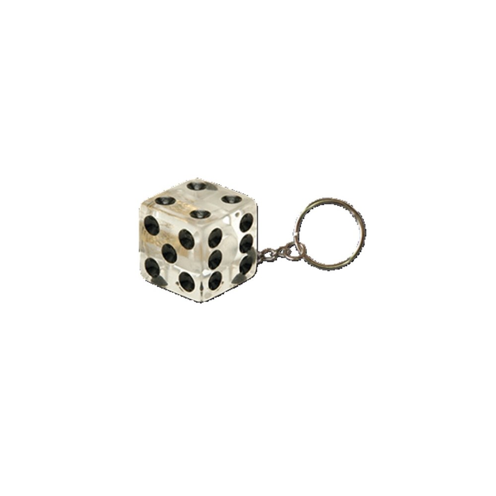 TRIKTOPZ DICE CLEAR KEYCHAIN
