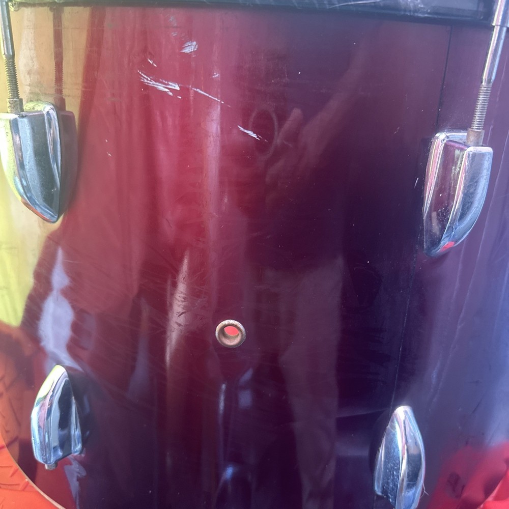 Sunlite drum, likely a floor tom or a bass drum, based