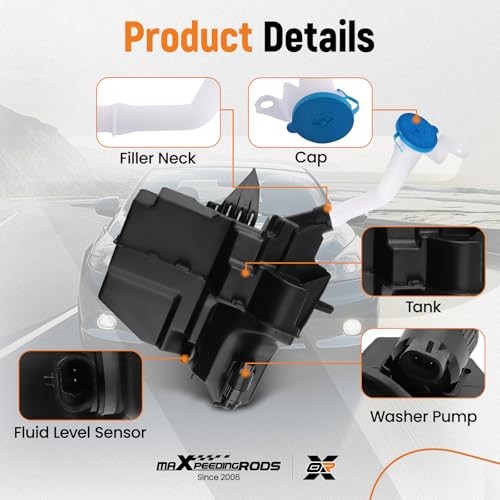 maXpeedingrods Windshield Fluid Reservoir with Sensor Compatible with Nissan