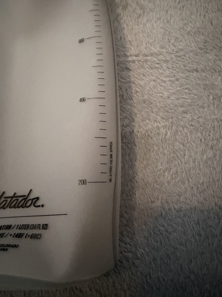 MATADOR Bottle PACKABLE WATER HYDRATION Pack 1 liter